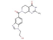 7-{[1-(2-hydroxyethyl)-1H-benzimidazol-5-yl]carbonyl}-2-methyl-5,6,7,8-tetrahydropyrido[3,4-d]pyrimidin-4(3H)-one