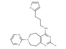 N-[3-(2-furyl)propyl]-7-pyrimidin-2-yl-6,7,8,9-tetrahydro-5H-pyrimido[4,5-d]azepin-4-amine