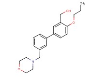 [3'-(morpholin-4-ylmethyl)-4-propoxybiphenyl-3-yl]methanol