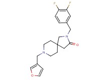 2-(3,4-difluorobenzyl)-8-(3-furylmethyl)-2,8-diazaspiro[4.5]decan-3-one