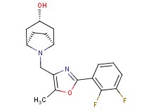 (3-endo)-8-{[2-(2,3-difluorophenyl)-5-methyl-1,3-oxazol-4-yl]methyl}-8-azabicyclo[3.2.1]octan-3-ol
