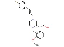 2-{1-(2-ethoxybenzyl)-4-[(2E)-3-(4-fluorophenyl)-2-propen-1-yl]-2-piperazinyl}ethanol
