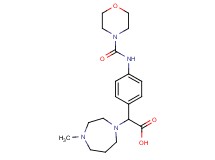 (4-methyl-1,4-diazepan-1-yl){4-[(morpholin-4-ylcarbonyl)amino]phenyl}acetic acid