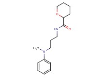 N-{3-[methyl(phenyl)amino]propyl}tetrahydro-2H-pyran-2-carboxamide