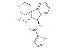 N-[rel-(2R,3R)-2-methoxy-2,3-dihydrospiro[indene-1,4'-piperidin]-3-yl]-1H-pyrrole-2-carboxamide hydrochloride