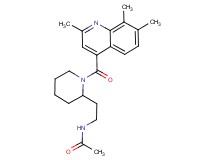 N-(2-{1-[(2,7,8-trimethyl-4-quinolinyl)carbonyl]-2-piperidinyl}ethyl)acetamide trifluoroacetate