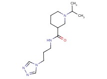 1-isopropyl-N-[3-(4H-1,2,4-triazol-4-yl)propyl]-3-piperidinecarboxamide