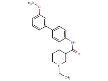 1-ethyl-N-(3'-methoxy-4-biphenylyl)-3-piperidinecarboxamide
