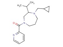 1-(cyclopropylmethyl)-2-isopropyl-4-(2-pyridinylcarbonyl)-1,4-diazepane