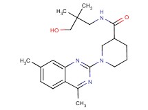 1-(4,7-dimethyl-2-quinazolinyl)-N-(3-hydroxy-2,2-dimethylpropyl)-3-piperidinecarboxamide