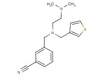 3-{[[2-(dimethylamino)ethyl](3-thienylmethyl)amino]methyl}benzonitrile
