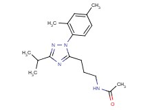 N-{3-[1-(2,4-dimethylphenyl)-3-isopropyl-1H-1,2,4-triazol-5-yl]propyl}acetamide