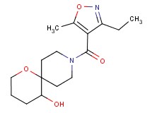 9-[(3-ethyl-5-methylisoxazol-4-yl)carbonyl]-1-oxa-9-azaspiro[5.5]undecan-5-ol