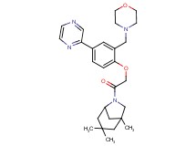 1,3,3-trimethyl-6-{[2-(4-morpholinylmethyl)-4-(2-pyrazinyl)phenoxy]acetyl}-6-azabicyclo[3.2.1]octane