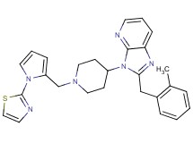 2-(2-methylbenzyl)-3-(1-{[1-(1,3-thiazol-2-yl)-1H-pyrrol-2-yl]methyl}-4-piperidinyl)-3H-imidazo[4,5-b]pyridine