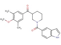 [1-(1H-indol-5-ylcarbonyl)-3-piperidinyl](4-methoxy-3,5-dimethylphenyl)methanone
