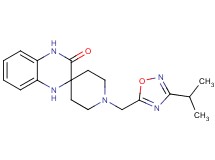 1-[(3-isopropyl-1,2,4-oxadiazol-5-yl)methyl]-1',4'-dihydro-3'H-spiro[piperidine-4,2'-quinoxalin]-3'-one