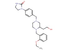 1-(4-{[4-(2-ethoxybenzyl)-3-(2-hydroxyethyl)-1-piperazinyl]methyl}phenyl)-2-imidazolidinone