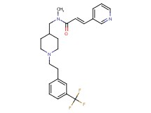 (2E)-N-methyl-3-(3-pyridinyl)-N-[(1-{2-[3-(trifluoromethyl)phenyl]ethyl}-4-piperidinyl)methyl]acrylamide