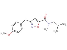 N-isobutyl-3-(4-methoxybenzyl)-N-methyl-5-isoxazolecarboxamide