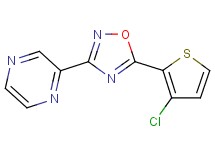 2-[5-(3-chloro-2-thienyl)-1,2,4-oxadiazol-3-yl]pyrazine