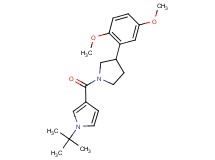 1-tert-butyl-3-{[3-(2,5-dimethoxyphenyl)-1-pyrrolidinyl]carbonyl}-1H-pyrrole