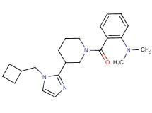 2-({3-[1-(cyclobutylmethyl)-1H-imidazol-2-yl]-1-piperidinyl}carbonyl)-N,N-dimethylaniline