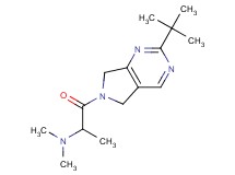 1-(2-tert-butyl-5,7-dihydro-6H-pyrrolo[3,4-d]pyrimidin-6-yl)-N,N-dimethyl-1-oxopropan-2-amine