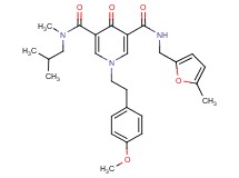 N-isobutyl-1-[2-(4-methoxyphenyl)ethyl]-N-methyl-N'-[(5-methyl-2-furyl)methyl]-4-oxo-1,4-dihydro-3,5-pyridinedicarboxamide