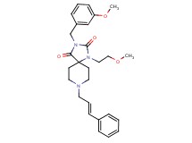 3-(3-methoxybenzyl)-1-(2-methoxyethyl)-8-[(2E)-3-phenyl-2-propen-1-yl]-1,3,8-triazaspiro[4.5]decane-2,4-dione