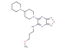 6-(1,4'-bipiperidin-1'-yl)-N-(3-methoxypropyl)[1,2,5]oxadiazolo[3,4-b]pyrazin-5-amine