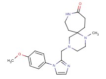 4-{[1-(4-methoxyphenyl)-1H-imidazol-2-yl]methyl}-1-methyl-1,4,9-triazaspiro[5.6]dodecan-10-one