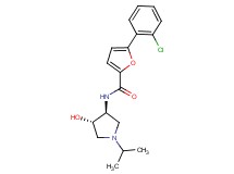 5-(2-chlorophenyl)-N-[(3S*,4S*)-4-hydroxy-1-isopropyl-3-pyrrolidinyl]-2-furamide