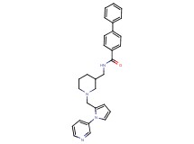 N-[(1-{[1-(3-pyridinyl)-1H-pyrrol-2-yl]methyl}-3-piperidinyl)methyl]-4-biphenylcarboxamide