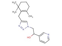1-pyridin-3-yl-2-{4-[(2,6,6-trimethylcyclohex-1-en-1-yl)methyl]-1H-1,2,3-triazol-1-yl}ethanol