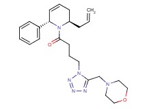 4-[(1-{4-[(2R*,6S*)-2-allyl-6-phenyl-3,6-dihydro-1(2H)-pyridinyl]-4-oxobutyl}-1H-tetrazol-5-yl)methyl]morpholine