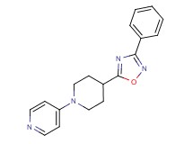 4-[4-(3-phenyl-1,2,4-oxadiazol-5-yl)-1-piperidinyl]pyridine