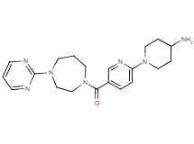 1-{5-[(4-pyrimidin-2-yl-1,4-diazepan-1-yl)carbonyl]pyridin-2-yl}piperidin-4-amine