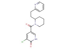 3-chloro-5-{[2-(2-pyridin-2-ylethyl)piperidin-1-yl]carbonyl}pyridin-2(1H)-one