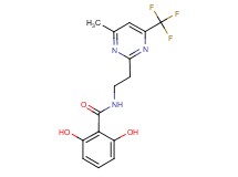 2,6-dihydroxy-N-{2-[4-methyl-6-(trifluoromethyl)pyrimidin-2-yl]ethyl}benzamide
