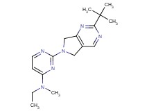 2-(2-tert-butyl-5,7-dihydro-6H-pyrrolo[3,4-d]pyrimidin-6-yl)-N-ethyl-N-methylpyrimidin-4-amine