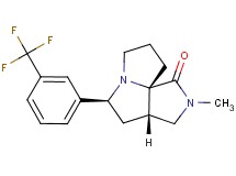 (3aS*,5S*,9aS*)-2-methyl-5-[3-(trifluoromethyl)phenyl]hexahydro-7H-pyrrolo[3,4-g]pyrrolizin-1(2H)-one