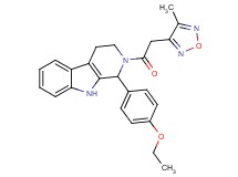 1-(4-ethoxyphenyl)-2-[(4-methyl-1,2,5-oxadiazol-3-yl)acetyl]-2,3,4,9-tetrahydro-1H-beta-carboline