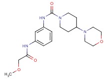 N-{3-[(methoxyacetyl)amino]phenyl}-4-morpholin-4-ylpiperidine-1-carboxamide