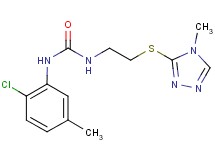 N-(2-chloro-5-methylphenyl)-N'-{2-[(4-methyl-4H-1,2,4-triazol-3-yl)thio]ethyl}urea
