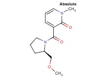 3-{[(2R)-2-(methoxymethyl)pyrrolidin-1-yl]carbonyl}-1-methylpyridin-2(1H)-one