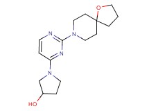 1-[2-(1-oxa-8-azaspiro[4.5]dec-8-yl)-4-pyrimidinyl]-3-pyrrolidinol