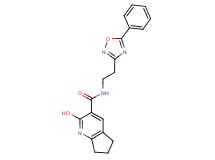 2-hydroxy-N-[2-(5-phenyl-1,2,4-oxadiazol-3-yl)ethyl]-6,7-dihydro-5H-cyclopenta[b]pyridine-3-carboxamide
