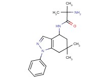 N~1~-(6,6-dimethyl-1-phenyl-4,5,6,7-tetrahydro-1H-indazol-4-yl)-2-methylalaninamide hydrochloride