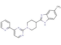 5-methyl-2-{1-[4-(2-pyridinyl)-2-pyrimidinyl]-4-piperidinyl}-1H-benzimidazole